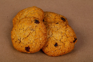 Oat pastrie with raisin