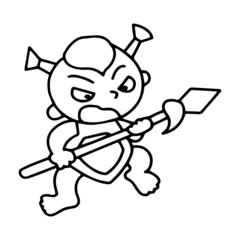 Young lord in Journey to the West, the Chinese Mythology Novel Tale