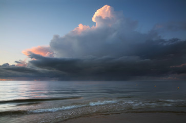 Baltic Sea near Katy Rybackie village. Poland