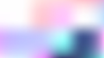 Blurry Fairytale Holographic Vector Background. Dreamy Noble Pink, Purple Mesh Gradient Overlay. Fantasy Holographic Iridescent Defocused Wallpaper. Cute Cosmic Horizontal Card or Banner Background.