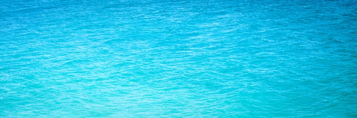 Afwasbaar Fotobehang Oceaan golf Blue Water With Ripples