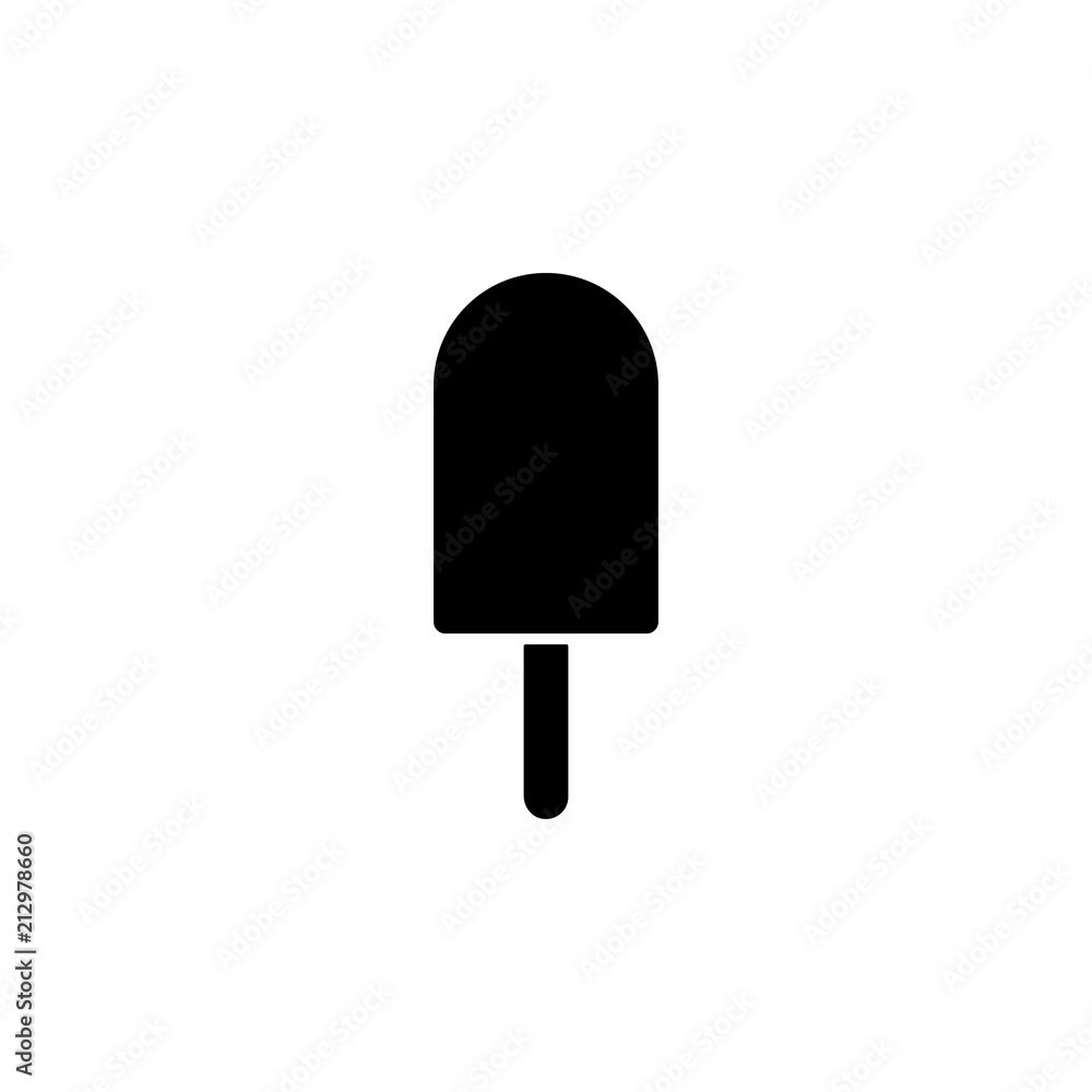 Poster ice cream icon. element of ice cream icon for mobile concept and web apps. glyph styleice cream icon