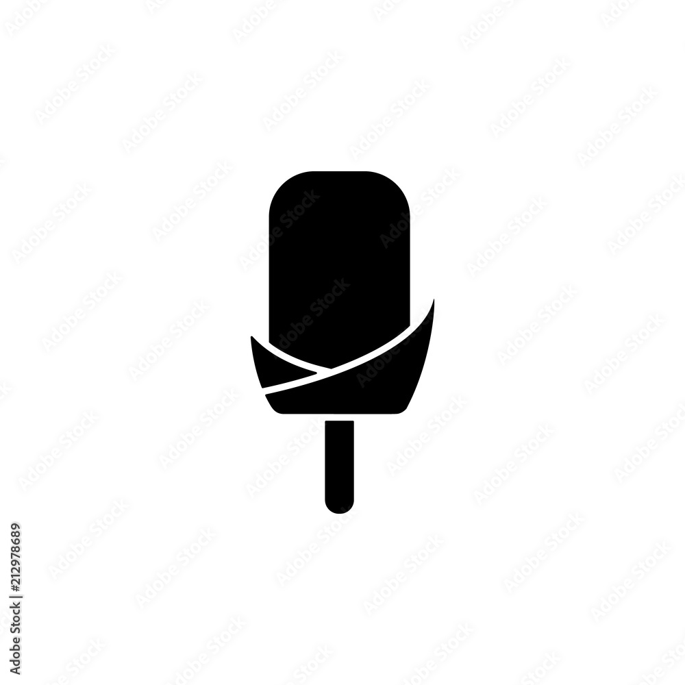 Poster ice cream icon. element of ice cream icon for mobile concept and web apps. glyph styleice cream icon