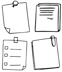 A Set of Doodle Note