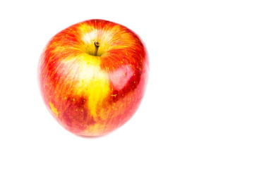 Apple on a White Background