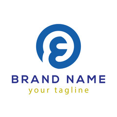 OE Initial Letter Logo Vector Element. OE Initial Template