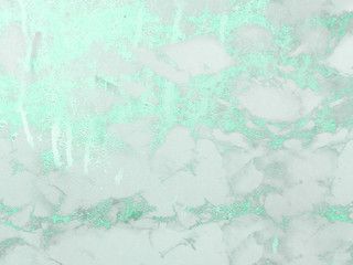 Icy sage marble background. Shiny, glitter and glossy effect for an elegant and fresh wallpaper.