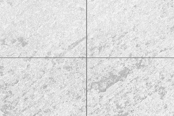 Naklejka premium White granite stone tile floor pattern and seamless background