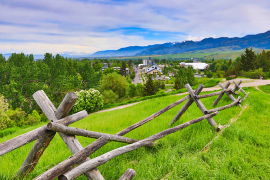 The City Of Bozeman, Montana Sits At The Base Of The Rocky Mountains And Is The Gateway To Yellowstone National Park.