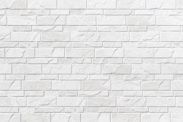 Crédence de cuisine en verre imprimé Pierres Modern white stone tile wall pattern and background