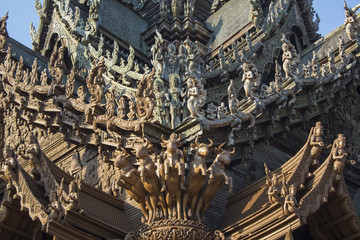 Temple of Thailand, Sanctuary of Truth, (Prasat Sut Ja-Tum)