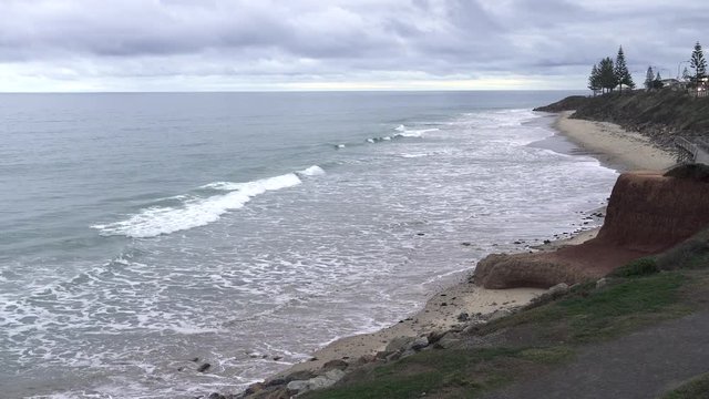 shot at Christies Beach with trees and some of the coastline in view, Adelaide, South Australia