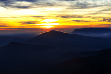 Obraz premium Sunrise beautiful with sunshine