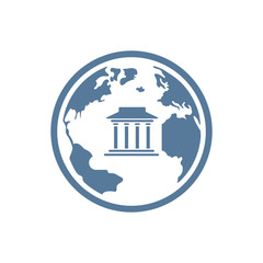 Fototapeta premium World Banking Icon
