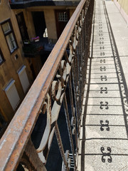 Balustrades reflection on concrete