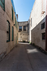 Fototapeta na wymiar Old Brick Alley