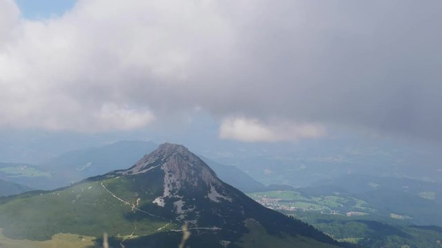 On top of corno nero looking over to corno bianco.