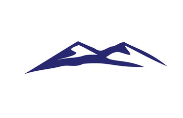 Obraz na płótnie Canvas 2 Blue Mountain Logo