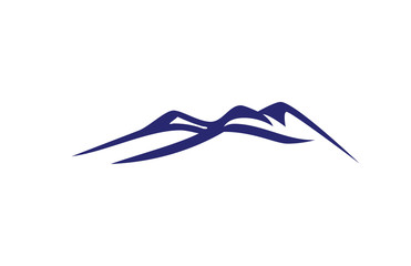Obraz na płótnie Canvas Blue Mountain Logo
