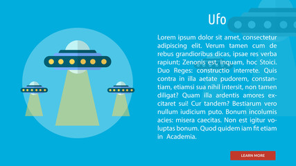Ufo Conceptual banner