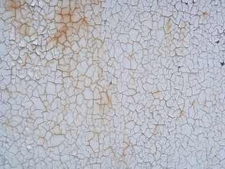 ひび割れた塗装