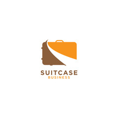 Suitcase graphic design template