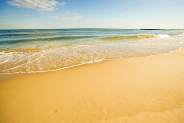 Fototapeta na wymiar lonesome beach of the Baltic Sea