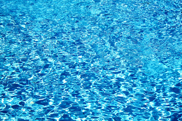 Photo of a macro of blue sea waves