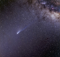 ハレー彗星と銀河
