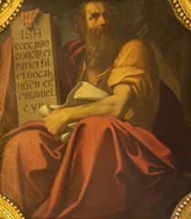 Cercles muraux Monument BOLOGNA, ITALY - APRIL 18, 2018: The painting of prophet Isaiah in church Chiesa di San Benedetto by Giacomo Gavedoni (1577 - 1660).