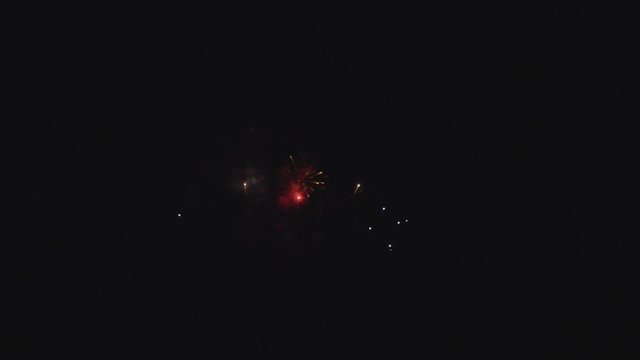 Fireworks on the sky