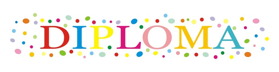 Carnival, lettering, diploma, eps. Concept. Isolated object.