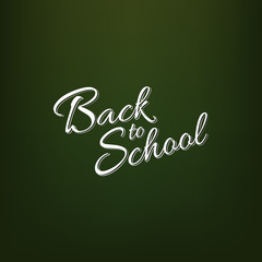 Stock vector illustration calligraphy Back to School. Four backgrounds EPS 10