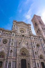 Fototapeta premium View at Florence Cathedral in Italy