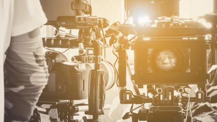 Film production crew, Professional camera equipment
