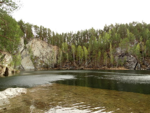 Talcov kamen lake Sverdlovskaya obl  Russia
