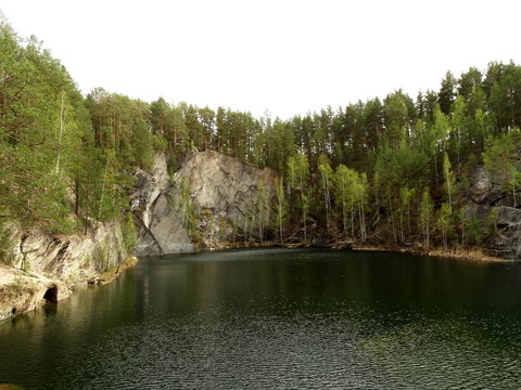 Talcov kamen lake Sverdlovskaya obl  Russia