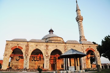 Fototapeta na wymiar Edirne Muradiye Mosque Cami