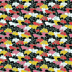 Stylish organic background. Seamless pattern.Vector. スタイリッシュ植物パターン
