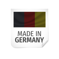 Made in Germany - Hergestellt in Deutschland (stricken).