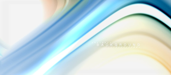 Rainbow fluid colors abstract background twisted liquid design, colorful marble or plastic wavy texture backdrop, multicolored template for business or technology presentation or web brochure cover