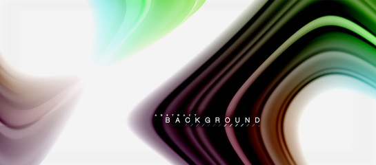 Rainbow fluid colors abstract background twisted liquid design, colorful marble or plastic wavy texture backdrop, multicolored template for business or technology presentation or web brochure cover