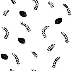 Leaf seamless pattern