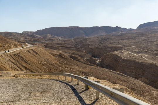 Road to Arad from Ein Bokek, Dead sea 