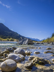 Isar Valley between Wallgau and Fall, Bavaria, Germany, Europe