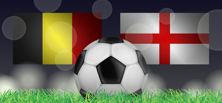 Fußball 2018 - Kleines Finale (Belgien vs England)