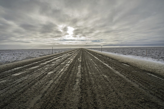 Dalton Highway on the North Slope, arctic Alaska, Alaska, USA, North America