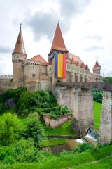 Fototapeta na wymiar Corvin Castle, Hunyadi or Hunedoara Romania