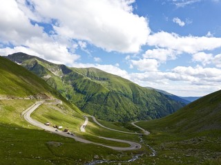 Transfagarasan Mountain Road panorama