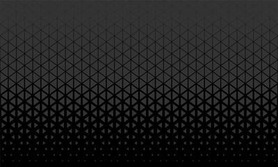 Abstract polygon black and grey graphic triangle pattern.